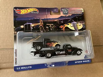 Buy HOT WHEELS DIECAST Team Transport ‘33 Willys & Speed Waze #60 - Combined Postage • 23.99£