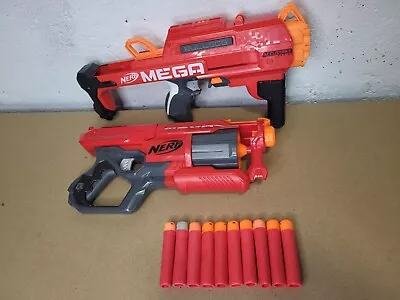 Buy Nerf Gun Mega Bundle Bulldog Rifle And Cycloneshock Pistol + Bullets  • 12.99£