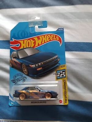 Buy Hot Wheels Speed Graphics Nissan Silvia S13 Carded NOS • 9.99£