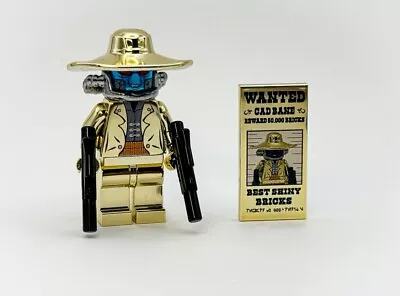 Buy Lego Chrome Gold Cad Bane MiniFigure Star Wars + Tile And Guns New!! • 174.95£