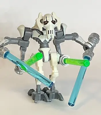 Buy General Grievous, White, Bent Legs  Lego Mini Figure  Star Wars Set-76199  2014 • 25£