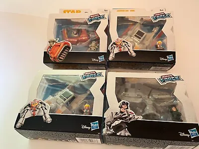 Buy Hasbro STAR WARS Micro Force Snowspeeder (2); AT-AT; & Ray's Speeder NEW • 32£
