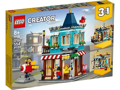 Buy LEGO® Creator 3in1 Townhouse Toy Store 31105 NEW & ORIGINAL PACKAGING Cafe Flower Shop • 50.95£