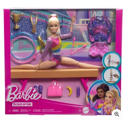 Buy Barbie Gymnastics Doll And Playset - Girls Dolls Playset Toyset Dancing Toys • 32.99£