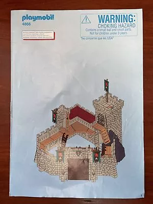 Buy Playmobil - 4866 Falcon Knights Castle Instructions Leaflet • 3£
