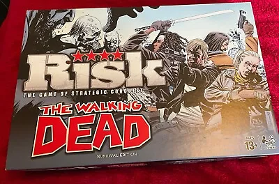 Buy Hasbro Risk Age 13+ 2-5 Player The Walking Dead Board Game Survival Edition • 13£