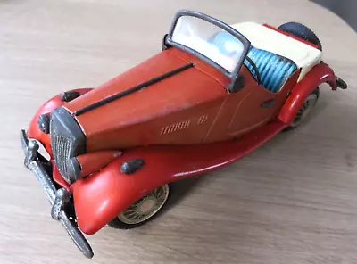 Buy Vintage Bandai MG Friction Tin Toy Car Roadster Metallic Copper Made In Japan • 39.99£