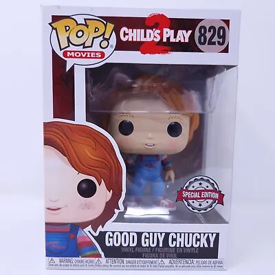 Buy Funko Pop! Good Guy Chucky Child's Play 2 No. 829 Special Edition FREE Protector • 49.95£