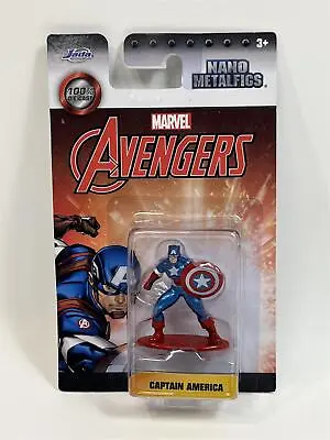 Buy Captain America Marvel Avengers Nano Metal Figure 4.5cm Jada • 5.99£