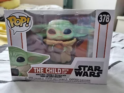Buy Grogu The Child With Cup Star Wars The Mandalorian Funko Pop 378 • 8£