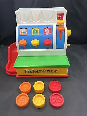 Buy Fisher Price Vintage 1974 Play Till And Coins Excellent Working Condition • 12.99£