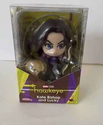 Buy Marvel Hot Toys HAWKEYE COSB913 Kate Bishop & Lucky Cosbaby New Sealed • 30£
