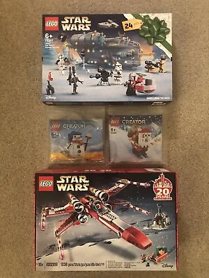 Buy Lego Star Wars Christmas X-Wing 4002019, Polybags & Mandalorian Advent Calendar • 795£