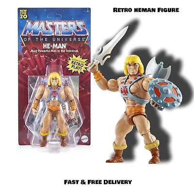 Buy Masters Of The Universe Origins - He-Man Action Figure - Vintage Toys • 16.97£