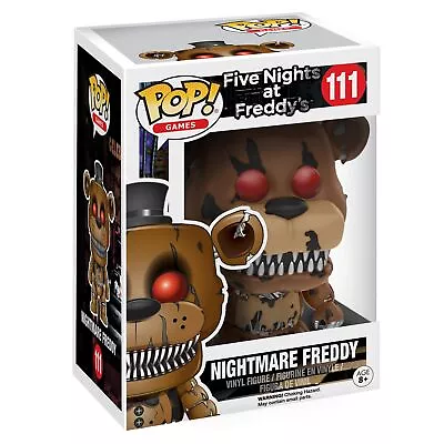 Buy #111 Nightmare Freddy Five Nights At Freddy's FNAF Games Funko Pop • 22.99£