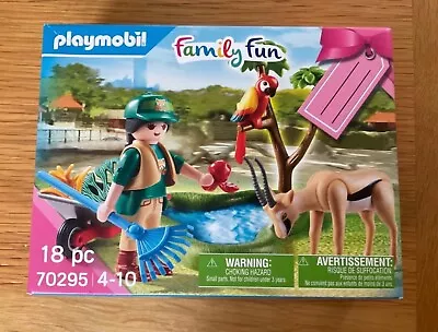 Buy Playmobil Family Fun Zoo Gift Set 70295 With Figures & Accessories Age 4+ BNIB • 12.99£