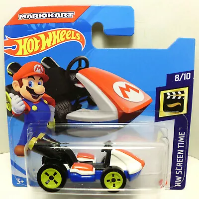 Buy 2021 Hot Wheels Mario Kart Cart HW Screen Time Nintendo Cool HCT55 8/250, H22 • 3.42£