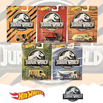 Buy Hot Wheels Premium Pop Culture Jurassic World Set Of 5, DLB45-979Q • 23.90£