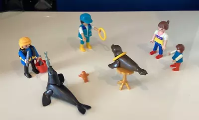 Buy Playmobil Aquarium Workers Theme Figures Accessories Sea Lion Seal Aquarium • 7.95£