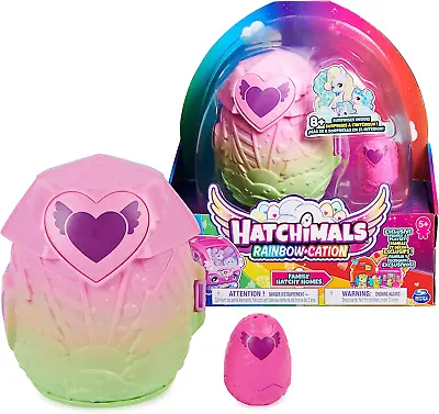 Buy HATCHIMALS CollEGGtibles, Rainbow-cation Family Hatchy Home Playset With 3 And 3 • 22.11£