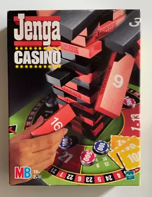 Buy MB Jenga Casino Board Game 18 Years Plus Complete And Boxed • 4.99£