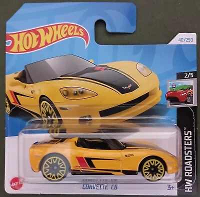Buy Hot Wheels 2024 Corvette C6, Yellow, Short Card. • 3.99£
