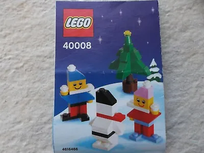 Buy Lego 40008 Winter Christmas Snowman Building Set  Figures + Tree • 5£