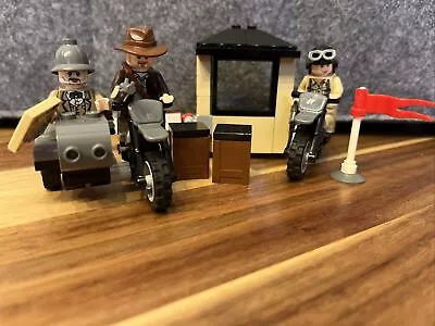 Buy LEGO Indiana Jones Motorcycle Chase 7620 Build 100% Complete With Minifigures • 10£