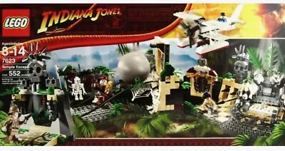 Buy Lego Indiana Jones Temple Escape 7623 💯% COMPLETE 💯% • 84.90£