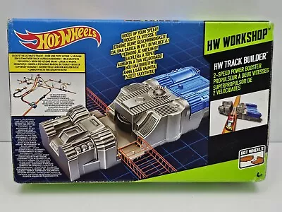Buy Hot Wheels Track Builder 2-Speed Power Booster Accessory Brand New Unopened  • 39.99£