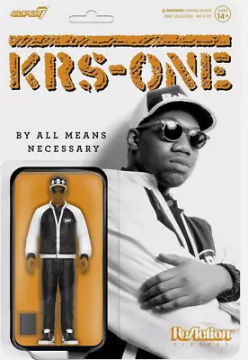 Buy Krs One Reaction Figures Wave 01 (By All Means Necessary Bdp)  Super 7 - NEW • 18.95£