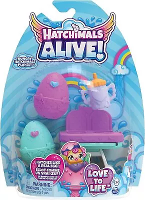 Buy HATCHIMALS Alive, Hungry Playset With Highchair Toy And 2 Mini Figures In Self-H • 16.71£