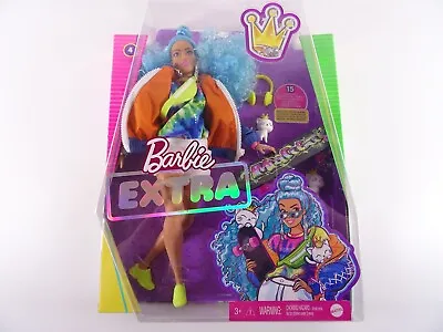 Buy Barbie Extra Doll Blue Hair Skateboard Dog Mattel GRN30 Like New Original Packaging (10759) • 41.13£