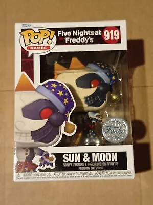 Buy Funko Pop Five Nights At Freddy’s Security Breach Sun & Moon #919 With Protector • 30£