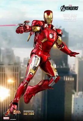 Buy 1/6 Hot Toys Mms500d27 Avengers Mms500d27 Iron Man Mk7 Die-cast Action Figure • 535.99£