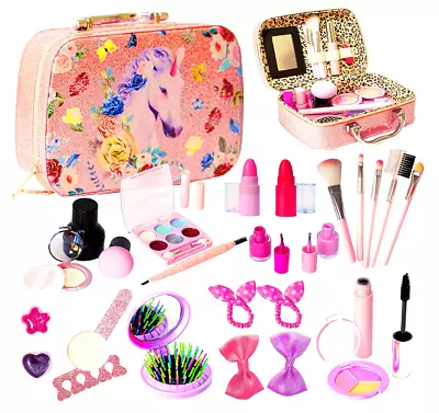 Buy NIMU Washable Makeup Kit For Girls Kids Unicorn Makeup Set 28 Pcs Safe Non Toxic • 28.79£
