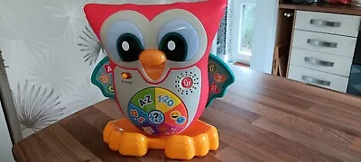 Buy Fisher-Price Linkimals Light-Up & Learn Owl Toy (HJM70) VGC • 12.50£
