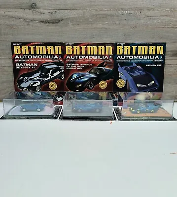 Buy Eaglemoss Batman Automobilia Collection Diecast Model Car Bundle & Magazines • 19.99£