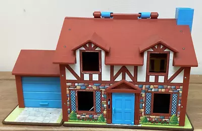 Buy Vintage Fisher Price Country House Dolls House & Accessories  C1980 WA2 • 19.99£