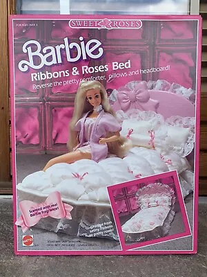 Buy Barbie Bed Ribbons & Roses Bed 5620 1987  Sweet Roses • 249.52£