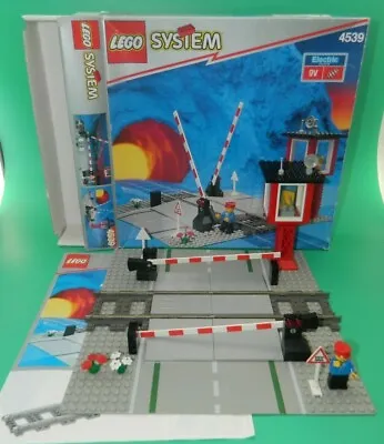 Buy Vintage Lego 9v 4539 Manual Level Crossing VGC Instructions BOXED  Job Lots Avl • 74.99£