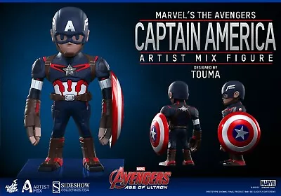 Buy Avengers Age Of Ultron Artist Mix Bobble-Head Captain America • 44.99£