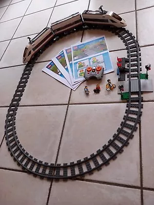 Buy Lego City 60051 Train High Speed Tgv Passengers Power Motor Car Minifig Tracks • 143.62£
