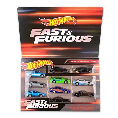 Buy Hot Wheels Fast & Furious 10 Pack W/ Exclusive Nissan Skyline • 55.19£