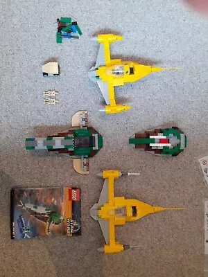 Buy LEGO STAR WARS Bundle Slave 1 7144 X2 And N1 Naboo Star Fighter X2 7141 • 79.99£