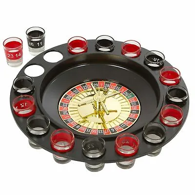 Buy Casino Party Glasses Shot Roulette Drinking Game Spinning Wheel Game For Adults • 8.99£