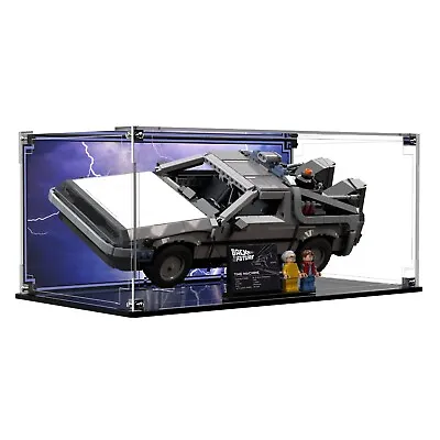 Buy Display Case And Stand For LEGO® Icons Back To The Future DeLorean 10300 • 54.99£