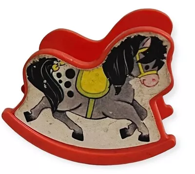 Buy Little People Fisher Price Red Rocking Horse Vintage Furniture Rocker 70s 72 • 5.50£