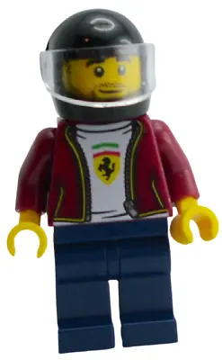 Buy LEGO Ferrari F8 Tributo Driver Speed Champions Minifigure Sc082 Figure Minifig New • 3.45£