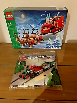Buy LEGO 40499 - Santa's Sleigh & 30584 Train Christmas Xmas Brand New & Sealed • 44.99£
